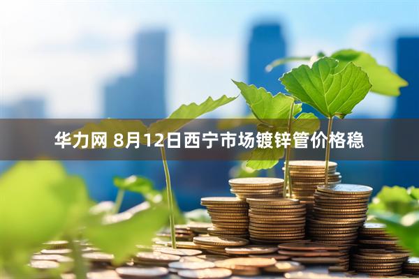 华力网 8月12日西宁市场镀锌管价格稳